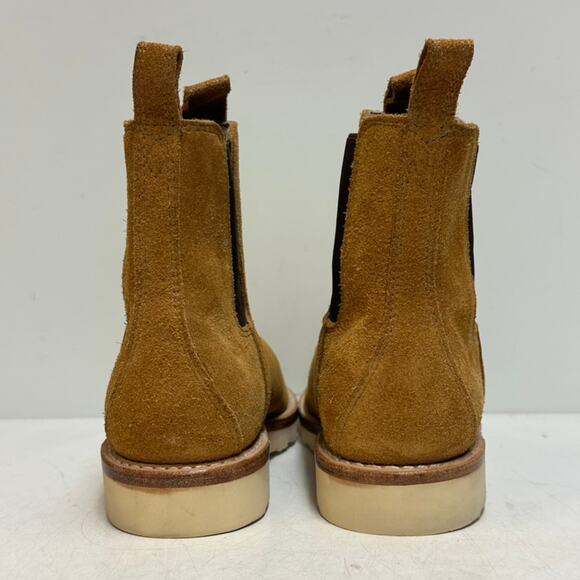 NWOT Rogue Territory RGT Chelsea Boots Tan Suede Vibram Wedge Sole Made in USA 6 main image 5